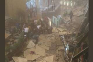 La Bourse de Jakarta sous les gravats après l'effondrement d'un balcon, plus de 70 blessés