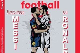 Messi embrasse Ronaldo en Une de France Football et enflamme Twitter