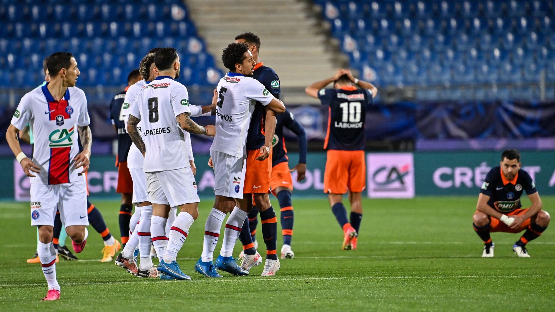 Le PSG se qualifie de justesse en finale de la Coupe de France face à Montpellier