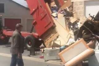 Ce propriétaire a déversé les déchets de ses ex-locataires devant leur nouveau logement