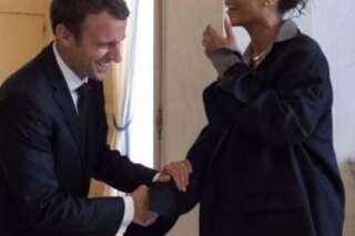 Rihanna s'affiche très complice avec le couple Macron à l'Élysée