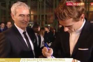 Ballon d'Or: quand Domenech demande un autographe à Griezmann
