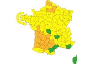 Crues: 17 départements toujours placés en vigilance par Météo France