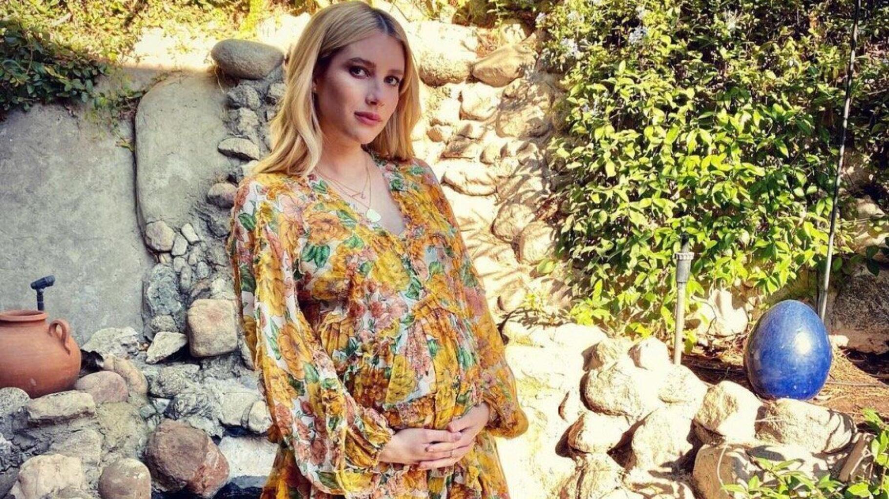 Emma Roberts enceinte de son premier enfant - Elle