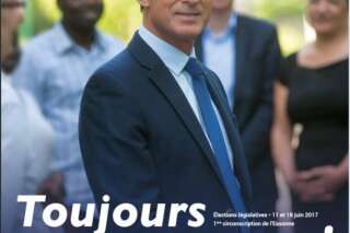 Législatives 2017: l'affiche de Manuel Valls pour ne vous rappelle rien?