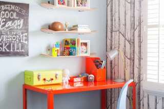 Quelques idées pour rajouter des couleurs et de la vie à un bureau d'enfant