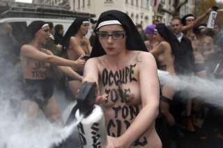 Manifestation anti-mariage gay : Civitas porte plainte contre les Femen