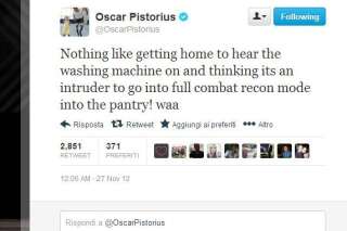 Oscar Pistorius: un tweet reprenant la théorie de l'erreur et du voleur resurgit