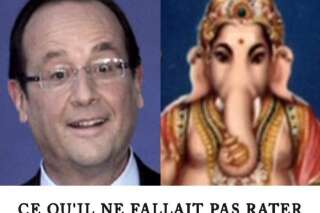 VIDÉO. François Hollande en Inde : Ganesh, ce dieu éléphant qui lui ressemble énormément