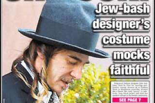 John Galliano déguisé en juif orthodoxe pour la Fashion Week selon le New York Post, la Une fait scandale