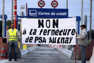 La grève continue à l'usine PSA d'Aulnay, malgré le renfort de 200 cadres