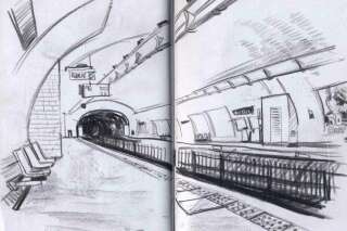 DESSINS. Paris: le métro croqué ligne par ligne