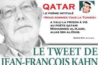 Le tweet de Jean-François Kahn - Nos amis du Qatar