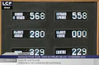 INFOGRAPHIE. L'Assemblée adopte le mariage gay: quel député a voté quoi?