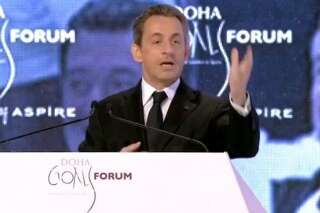 Sarkozy au Qatar pour sa première conférence publique, organisée par Richard Attias, mari de Cécilia