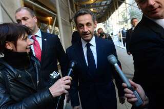 PHOTOS. Nicolas Sarkozy a donné sa conférence à New York