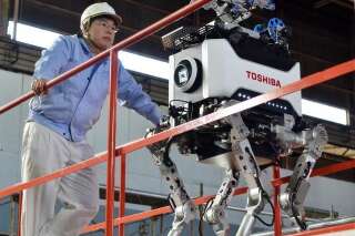 PHOTOS. Un robot quadrupède japonais pour intervenir à Fukushima