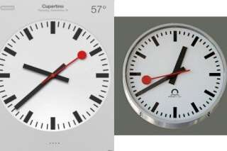 Apple verse 21 millions de dollars aux chemins de fer suisses (CFF) pour avoir volé son horloge