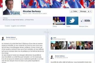 Affaire Bettencourt: Nicolas Sarkozy s'exprime publiquement sur Facebook après sa mise en examen