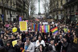 Mariage gay: entre 60.000 et 150.000 partisans ont défilé à Paris