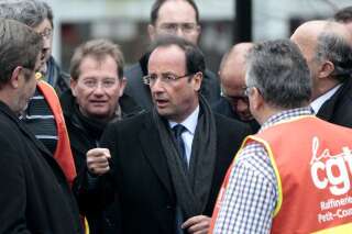 Le président Hollande rencontre les salariés de Petroplus un an jour pour jour après le candidat