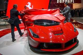 LaFerrari: Apple et Ferrari présentent leur partenariat au Mondial de l'auto 2013