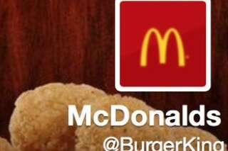 Le compte Twitter de la chaîne Burger King piraté et maquillé aux couleurs de McDonald's
