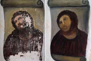 Cecilia Gímenez, l'artiste qui a massacré le Christ de Borja, vend une toile sur eBay