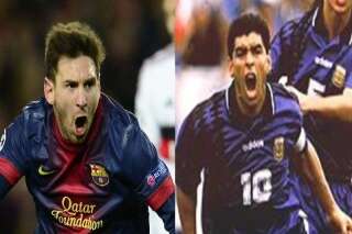 VIDÉOS. Messi marque en 2013 contre Milan le même but que Maradona en 1994