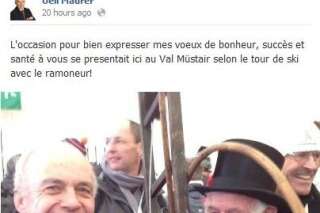 Ueli Maurer, le président suisse, publie ses vœux dans un français très approximatif sur Facebook
