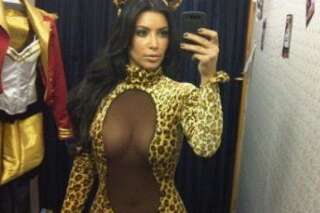 PHOTO. Kim Kardashian pose dans un costume léopard pour Halloween
