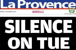 La Une de la Provence sur Marseille: 