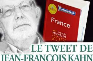 Le tweet de Jean-François Kahn -  Guide Michelin:  la bible de la bouffe de classe ne tourne plus très macaron