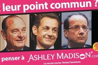 PHOTOS, Ashley Madison: les infidélités de Mitterrand, Chirac, Sarkozy et Hollande utilisées dans une publicité pour un site de rencontres