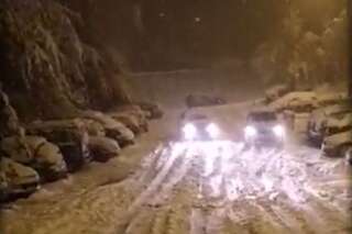 Saint-Étienne sous la neige après une nuit de galère