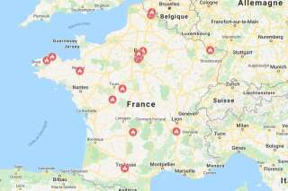 La carte de France des plans sociaux