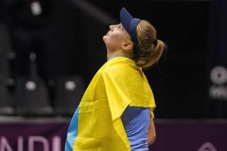 Dayana Yastremska, qui a fui l'Ukraine, gagne son match au tournoi WTA de Lyon