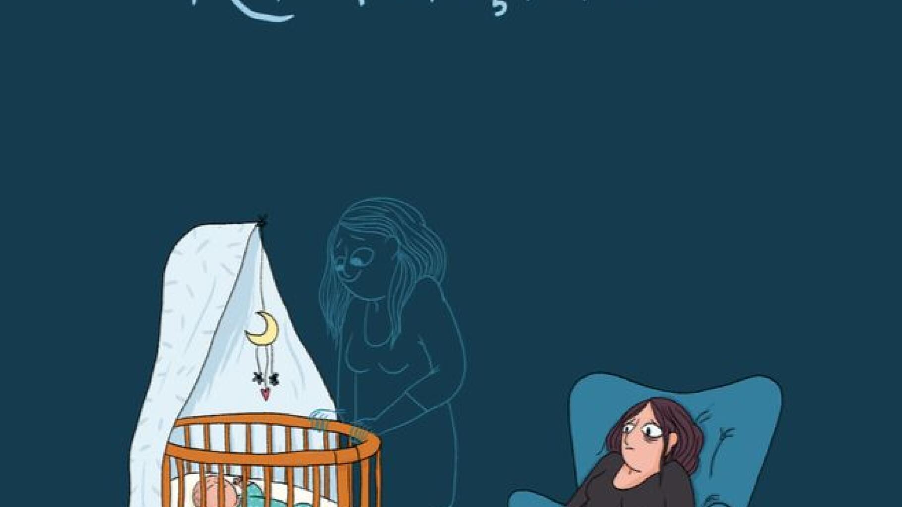 Cette BD illustre le fossé qui sépare l'idée de la maternité et la réalité du post partum