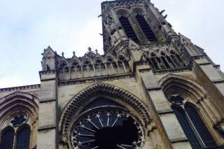 La rosace de la cathédrale Saint-Gervais-et-Saint-Protais de Soissons‬‬ 