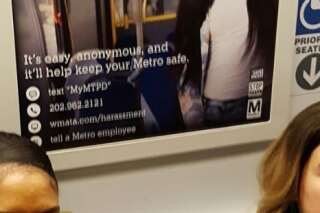 Le métro de Washington illustre une publicité contre le harcèlement avec une transgenre