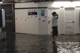 De violents orages à Paris entraînent des inondations dans le métro