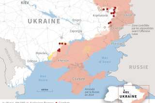 Dans l'est de l'Ukraine où un journaliste français a été tué, l'armée russe progresse