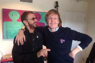 Les deux ex-Beatles Ringo Starr et Paul Mccartney réunis en studio