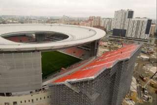Tirage au sort de la Coupe du Monde 2018: la France jouera dans l'Ekaterinbourg Arena, le stade à l'échafaudage géant
