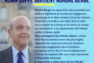 Législatives 2017 : Juppé soutient Aurore Bergé (LREM) face à Jean-Frédéric Poisson (soutenu par LR)