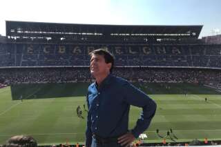 Barcelona-Ath. Bilbao: Manuel Valls s'affiche en supporteur au Camp Nou, mais ça n'a pas porté chance au Barça
