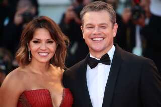 À la Mostra de Venise, Matt Damon et sa femme Luciana Barroso en amoureux sur le tapis rouge