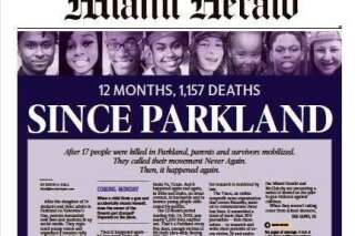 Un an après Parkland, ce journal a recensé 1200 mineurs tués par arme à feu