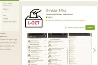Référendum en Catalogne: Google accusé de censurer une appli de localisation des bureaux de vote