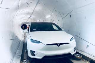 Elon Musk dévoile son tunnel pour foncer à 240 km/h sous une ville